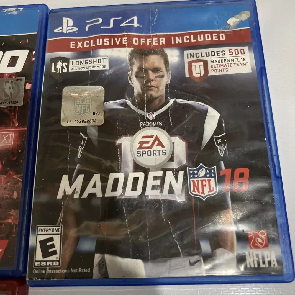 PlayStation Game Bundle PS4 Lot Of 4 Games Sports Madden 18 & 19 NBA2K20 UFC 3